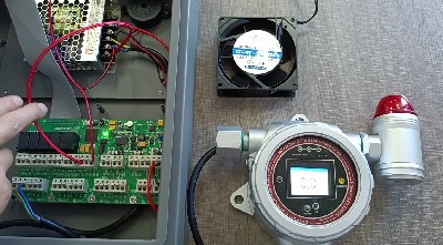 氣體報警控制器 MIC2000聯(lián)動風(fēng)機操作視頻